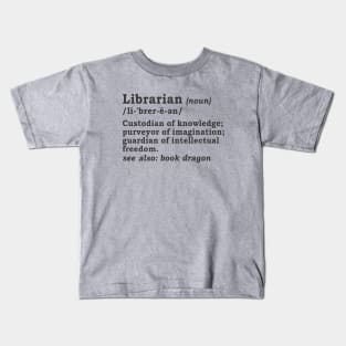 Definition of Librarian Kids T-Shirt